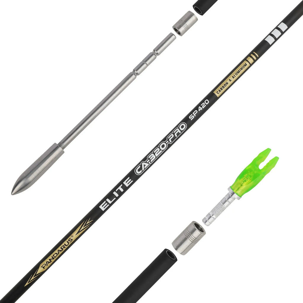 Βέλη ELITE CA320-PRO Carbon Aluminium - 12 τεμάχια (Compound)