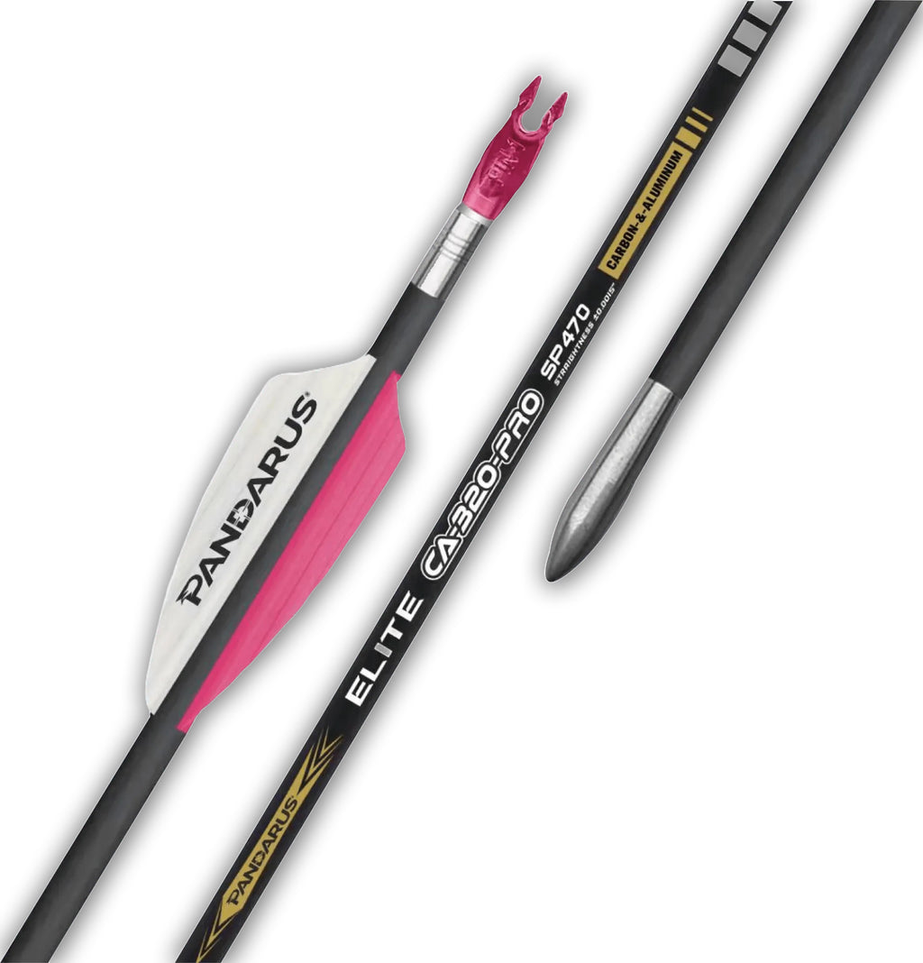 Βέλη ELITE CA320-PRO Carbon Aluminium - 12 τεμάχια (Compound)